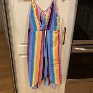 3 item bundle for $15✨ Rainbow striped dress